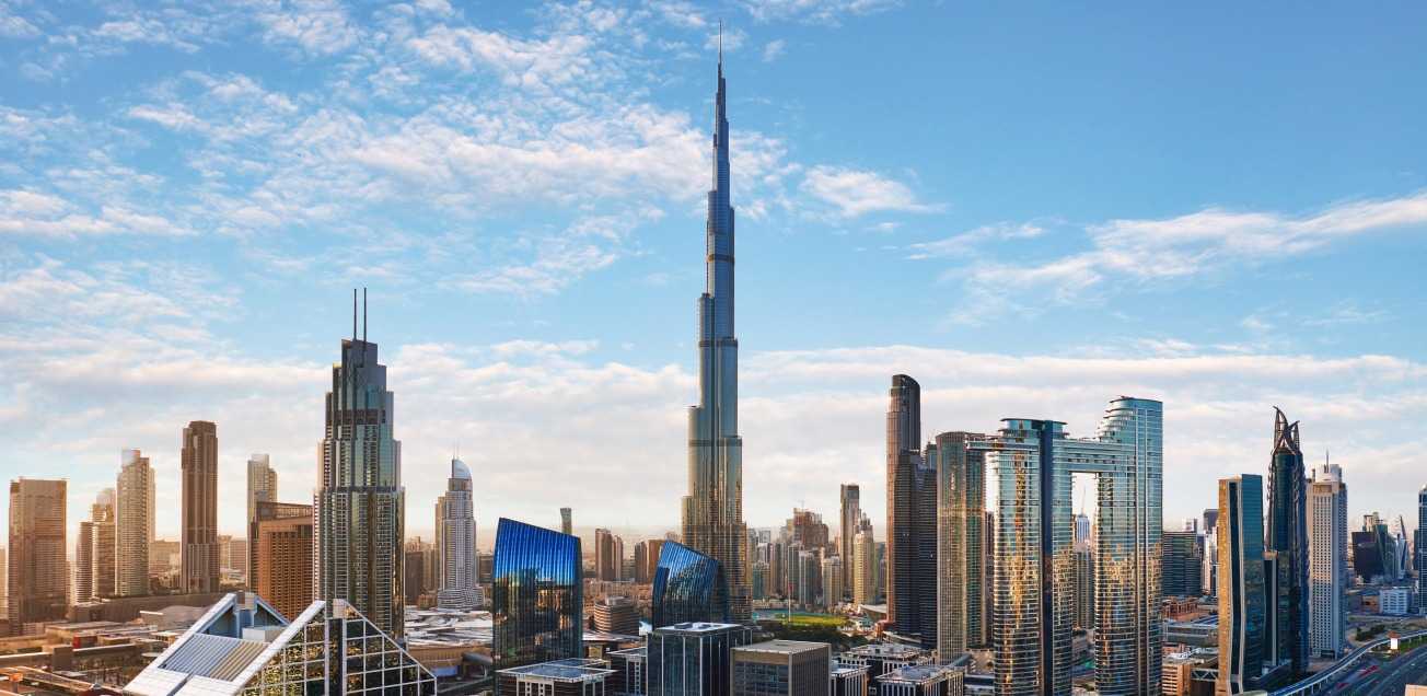 skyline of Dubai