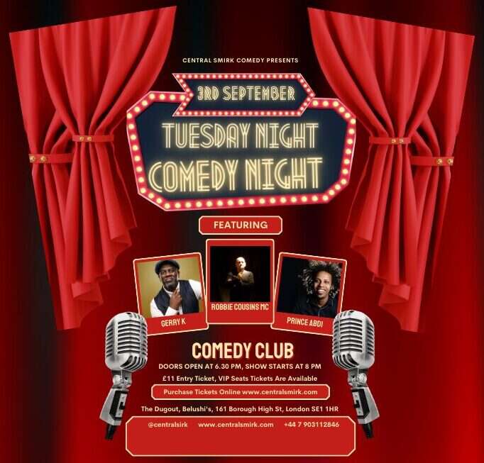 Stand-Up Comedy Show FREE for InterNations, Normal Price £11