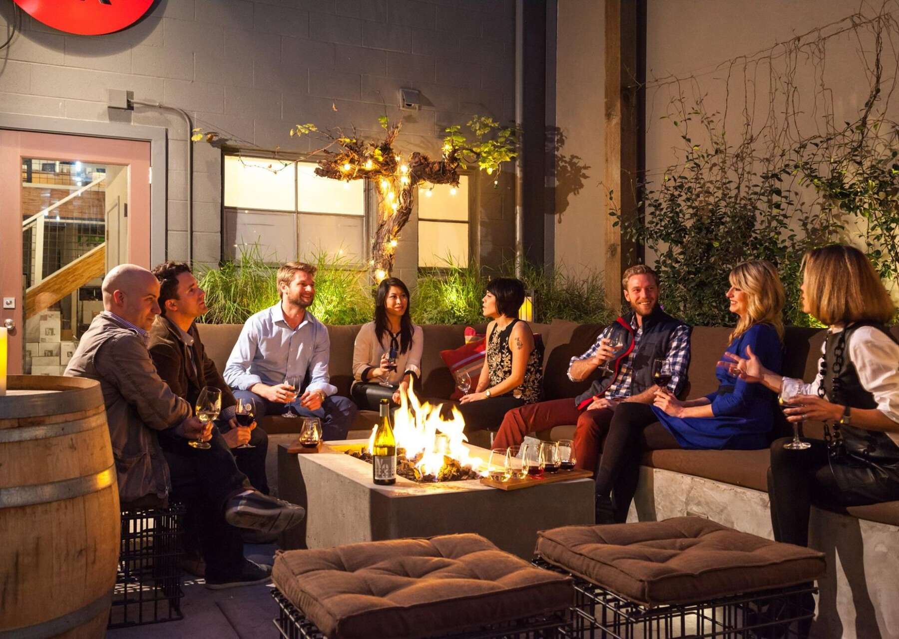 Rosé Nights at an Oasis in SoMa