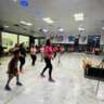 Energetic Zumba Class