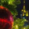 -Xmas on the Top With Frankfurt Skyline