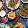 Celebrating the New Year Circle over Lebanese Cuisine