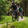 Mountain Biking in the Forest
