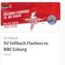 ProB Süd Spiel SV Fellbach Flashers VS BBC Coburg