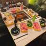 Enjoy Hotpot and Sushi Together 