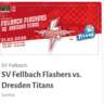ProB Süd Spiel SV Fellbach Flashers Vs Dresden Titans