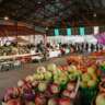 Walk to Evergreen Brick Works Farmers Market