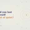 Digital Detox & Guided Silence | Your 90 Minutes Inwards 