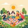 Sundowners Picknick at Neckarwiese Heidelberg