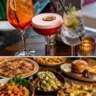 Relaxed Summer Evening With Good Food and Refreshing Drinks