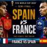 FIFA Worl Cup 2026 Semifinal France-Spain