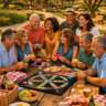 PICNIC&TRIVIAL PURSUIT AFTERNOON IN THE PARK...