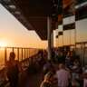 Sunset Drink on the Rooftop of La Médiathèque