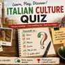 ITALIAN CULTURE QUIZ