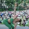 Yoga Session at Bryant Park
