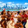 The Salsa Masquerade Beach Ball!