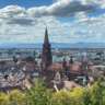 Nice Walk With the View to City of Freiburg