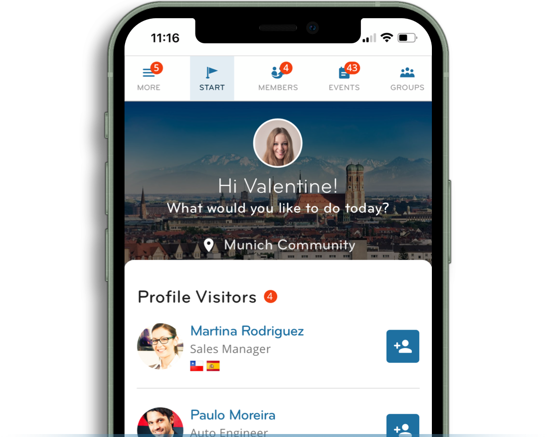 Create your profile